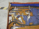 a picture of a painting on the wall of a building