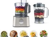 many different types of food in a blender