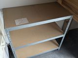 a shelf that has a lot of shelves on it