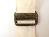 a close up of a belt with a buckle on it