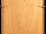 a picture of a wooden picture frame with a picture on it
