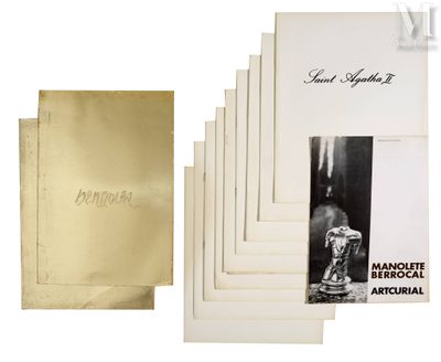 Miguel Berrocal (1933-2006) Ensemble de 12 ouvrages
