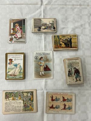1 Lot d'images publicitaires : Alchool de menthe Ricqlès, Ch…