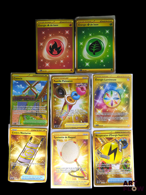 a lot of cards that are sitting on a table