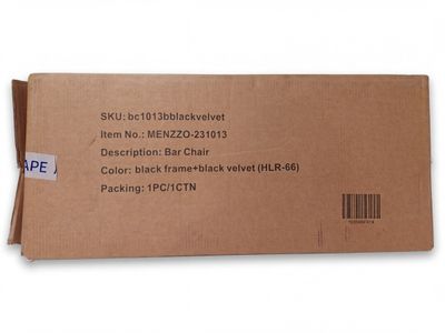a close up of a cardboard box with a sticker on it