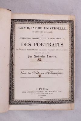 [TARDIEU (Ambroise)] : « Iconographie Universelle Ancienne e…