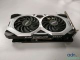 a close up of a graphics card on a table