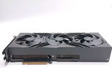 a close up of a video card with two fans on it