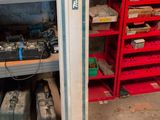 a picture of a tool rack with tools in it