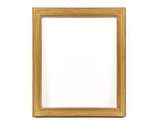une image représentant un cadre photo accroché à un mur blanc, sur fond blanc