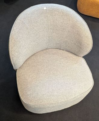 an image of a chair with a foot rest on a black surface