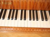 a piano that is sitting on a wooden floor