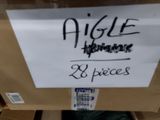 une étiquette sur un carton sur laquelle est inscrit « matériel agile »