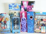 a lot of action figures that are on the table