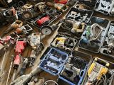 a lot of tools that are sitting on the floor