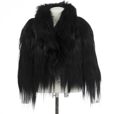 a black fur jacket on a mannequin mannequin mannequin mannequin mannequin mannequin mannequin mannequin manne