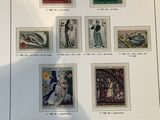 a picture of a book with a bunch of stamps on it