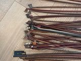 a lot of sticks that are laying on the floor