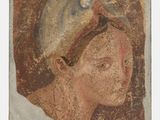une image d'une peinture représentant une femme avec un chapeau sur la tête