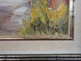 une photo d'un tableau représentant des fleurs, dans un cadre