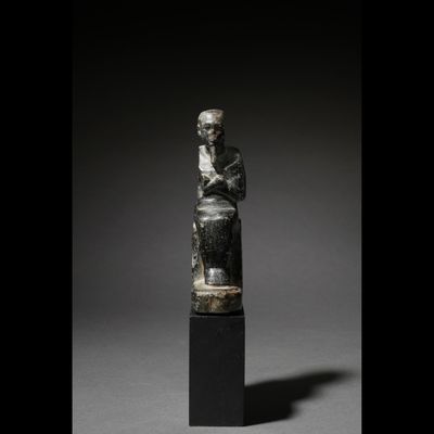 STATUETTE DE PTAH Stéatite. H. 11 cm