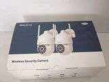 two cameras that are sitting in a box