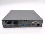 an image of a black computer with two ports on top of it
