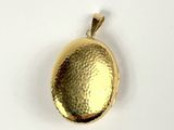 an image of a gold locke on a white background
