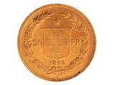 l'image d'une pièce d'or sur laquelle figurent des armoiries