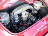 a close up of a car ' s engine in the trunk