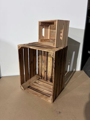 1 Caisse en lames de bois décorative type caisse à fruits de…
