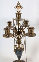 Paire de candélabres à cinq feux de lumière en bronze ciselé… (photo 6)