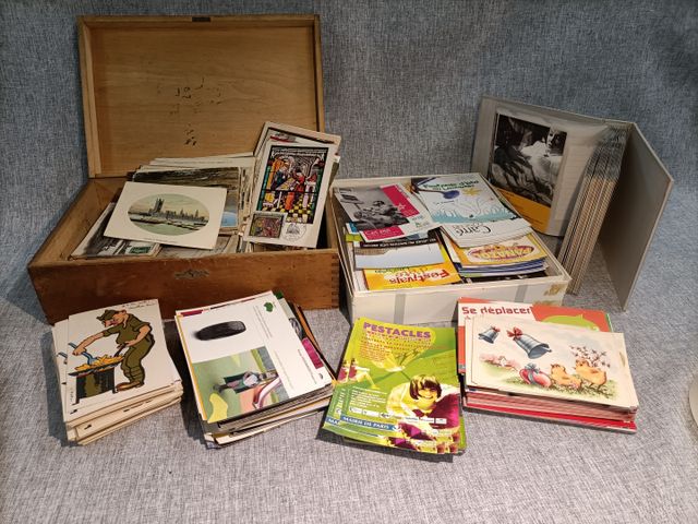 Lot de cartes et cartes postales fantaisies