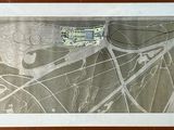 a picture of a picture of a map in a frame