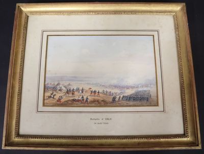 Bataille d'Isly, 14 août 1844 Aquarelle - Photo 1