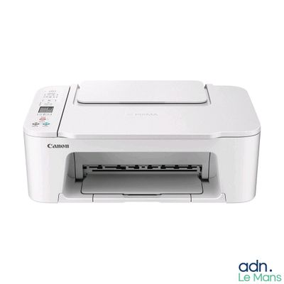 a white printer sitting on top of a white table