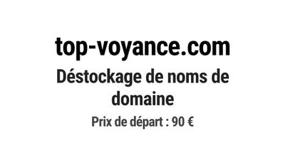 Nom de domaine top-voyance.com.