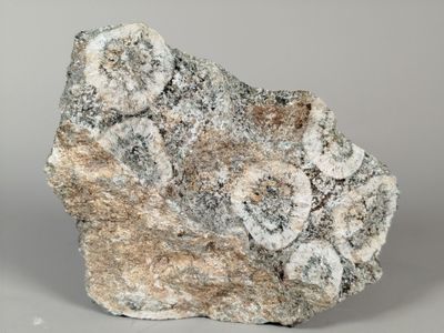 an image of a large rock with a lot of rocks on it