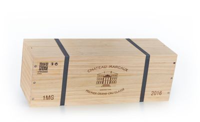 a close up of a wooden box with a label on it