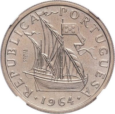 an image of a coin with a ship on it on a white background