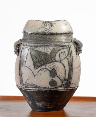 Eric ASTOUL (né en 1954) Grand vase à épaule