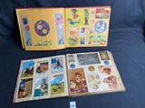 a book with pictures of children on it and a book with pictures on it