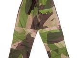 a close up of a pair of camouflage pants on a white background