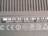 a close up of the back side of a computer