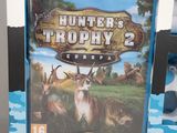 the box for the wii game hunter ' s trophy 2 is in the box