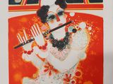 an image of a painting of a woman playing a flute