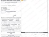 a document with a picture of a vehicle ' s identification sheet