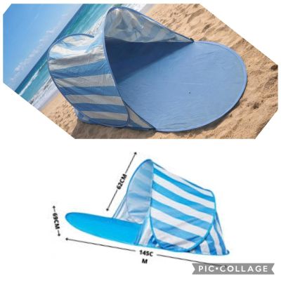 Lot de 10 tentes de plages repliable facilement hauteur 62 c…