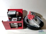 an image of a red box with a hose and a red box with a black hose and a red box with a black hose and a red box with a black