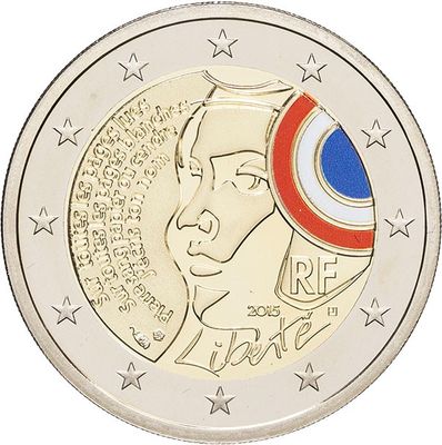 an image of a close up of a coin with a face on it